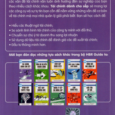 HBR Guide To - Tài Chính Dành Cho Sếp (Tái Bản) ( tặng kèm bookmark Sáng Tạo )