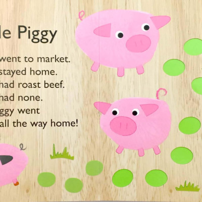 Touch & Trace: This Little Piggy