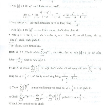 Toán Học Cao Cấp - Tập 3: Chuỗi Và Phương Trình Vi Phân