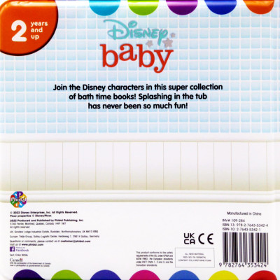 Disney Baby Bath Time Deluxe Book Set