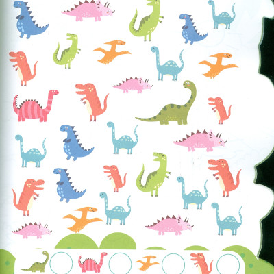 Dinosaurs - Activity And Colouring Book (Sách Hoạt Động Và Tô Màu: Khủng Long)