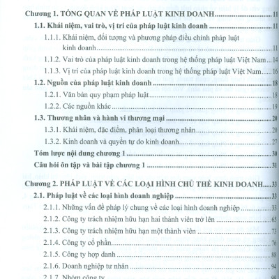 Giáo Trình Luật Kinh Doanh (Dành Cho Sinh Viên Ngành Kinh Tế Và Quản Lý) 