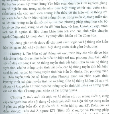 Giáo Trình Xử Lý Tín Hiệu Và Lọc Số 