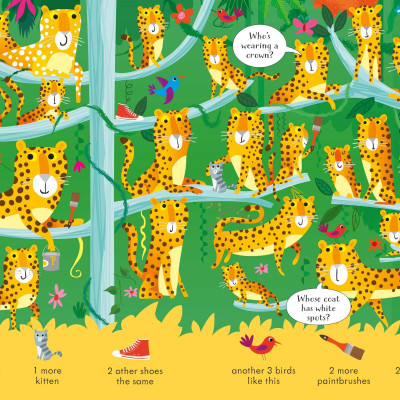 Look And Find Puzzles In The Jungle