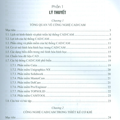 Giáo Trình Công Nghệ CAD/CAM - PGS. TS. Thân Văn Thế (chủ biên), TS. Trương Tất Tài, ThS. GVC. Lý Ngọc Quyết, TS. Phan Thị Hà Linh, TS. Luyện Thế Thạnh