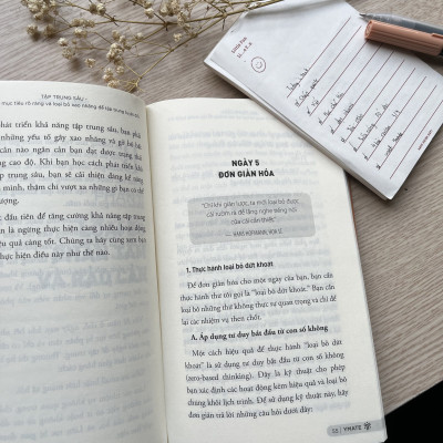 Sách- Tập Trung Sâu - 7 Ngày Đặt Mục Tiêu Rõ Ràng Và Loại Bỏ Xao Nhãng Để Tập Trung Tuyệt Đối - Bộ Sách Hiệu Suất - YMATE