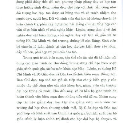 Combo 3 cuốn Giáo Trình Lịch Sử Đảng Cộng Sản Việt Nam + Giáo Trình Triết Học Mác – Lênin + Giáo Trình Tư Tưởng Hồ Chí Minh (Dành Cho Bậc Đại Học Hệ Không Chuyên Lý Luận Chính Trị) - Bộ mới năm 2021