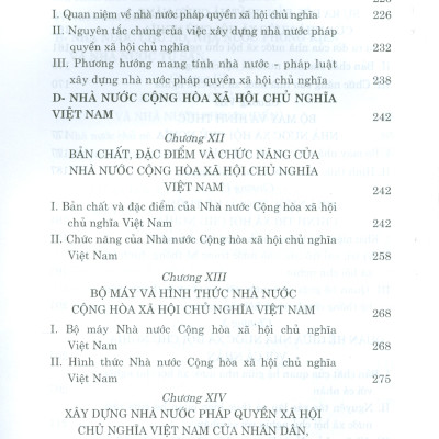 Giáo trình  LÝ LUẬN CHUNG VỀ NHÀ NƯỚC VÀ PHÁP LUẬT (Dùng Cho Đào Tạo Đại Học, Sau Đại Học Và Trên Đại Học Ngành Luật) (Xuất bản lần thứ ba có chỉnh sửa, bổ sung) - Bản in năm 2022