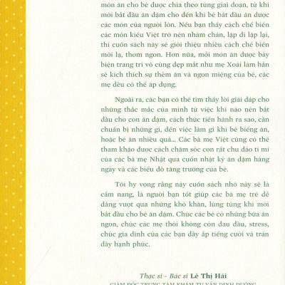 Ăn Dặm Không Nước Mắt - Ăn Dặm Kiểu Nhật Và Những Món Ngon Lành Cho Bé (Tái Bản 2023)