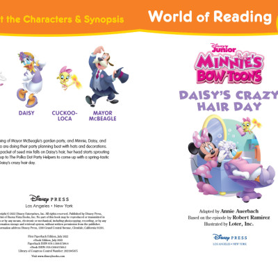 World Of Reading Level Pre-1: Minnie