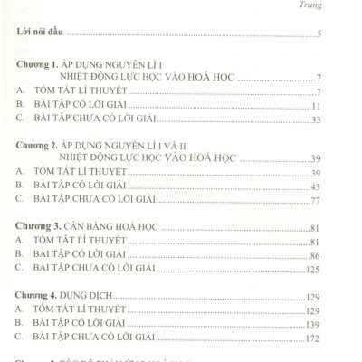 Bài Tập Hóa Học Đại Cương Tập 2: Cơ Sở Quy Luật Các Quá Trình Hóa Học