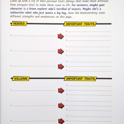 Draw Your Own Comic Book: Heroes And Villains