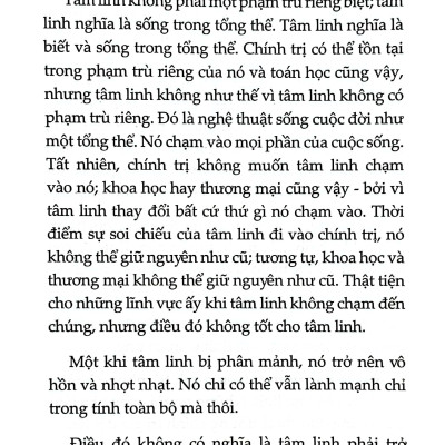 Ý Nghĩa Tâm Linh Của Chính Trị