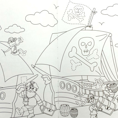 Pirates Sticker And Colour Fun 2