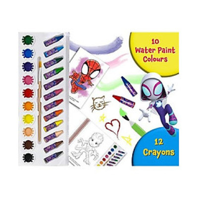 Marvel Spidey And Amazing Friends Deluxe Poster Paint & Color - Phidal