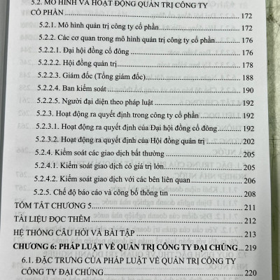 GIÁO TRÌNH PHÁP LUẬT QUẢN TRỊ CÔNG TY