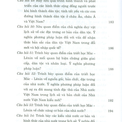 Hỏi - Đáp Môn Triết Học Mác - Lênin (Dùng cho bậc đại học hệ chuyên và không chuyên lý luận chính trị)