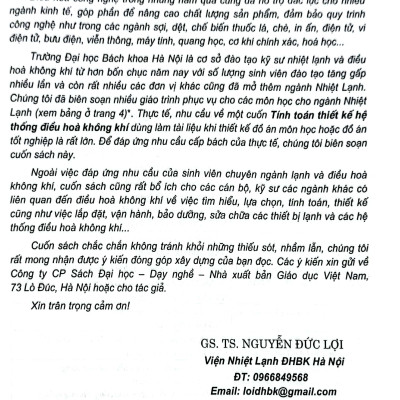 Tính toán thiết kế hệ thống điều hòa không khí