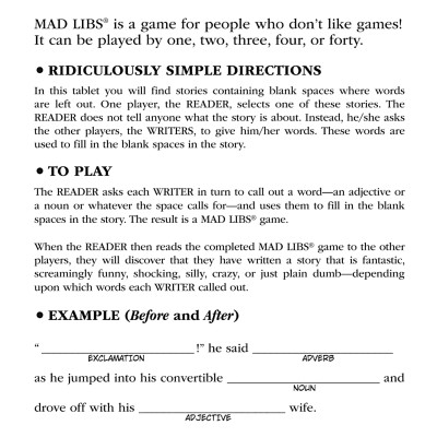 Happy Howl-o-ween Mad Libs: World