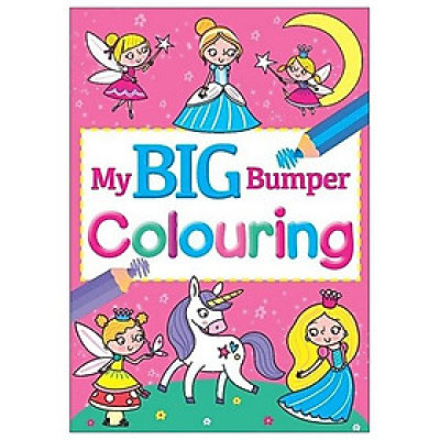My Big Bumper Colouring (Pink)