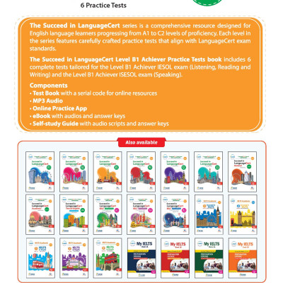 Succeed in LanguageCert B1 Achiever - 6 Pratice Tests