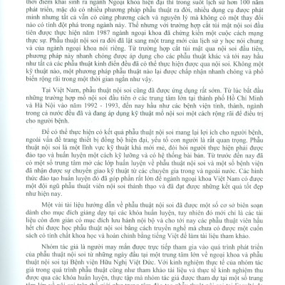 Bài Giảng PHẪU THUẬT NỘI SOI CƠ BẢN - Sách Dùng Đào Tạo Bác Sĩ Và Học Viên Sau Đại Học (Xuât bản lần thứ tư có sửa chữa và bổ sung - năm 2022)