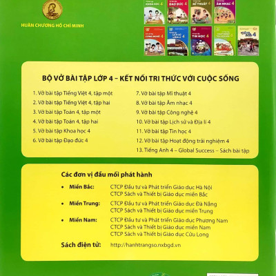 Sách Giáo Khoa Vở Bài Tập Khoa Học 4 (Kết Nối) (Chuẩn)