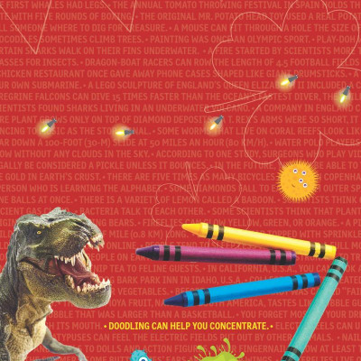 Weird But True! Cool And Crazy Sticker Doodle Book