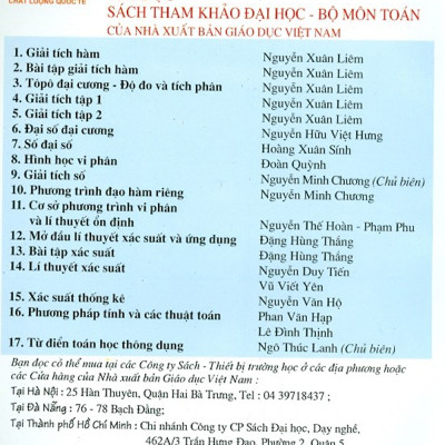 Bài Tập Toán Cao Cấp - Tập 3 - Phép Tính Giải Tích Nhiều Biến Số