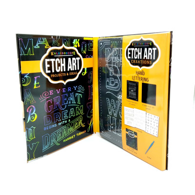 Kaleidoscope Etch Art Creations Hand Lettering