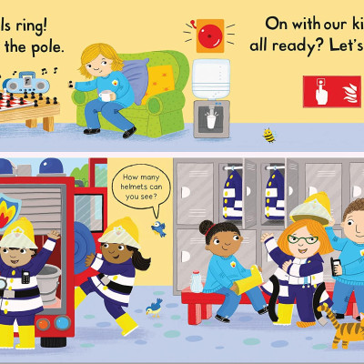 Busy Fire Station (Campbell Busy Books 55)