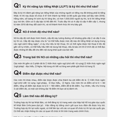 Kỳ Thi Năng Lực Nhật Ngữ N3 - Bộ Đề Luyện Thi (3 Bộ Đề)