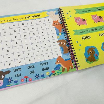 Little Wonders Sticker By Number - Baby Animals