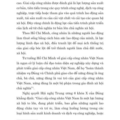 Giáo trình tư tưởng Hồ Chí Minh về công nhân, nông dân, trí thức ( bản in 2024)