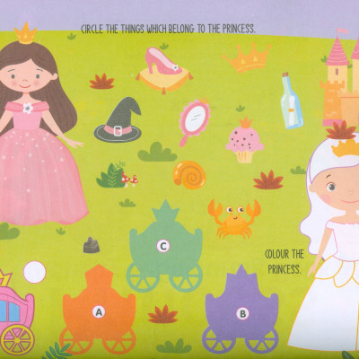 Fun With Princess - Activity And Colouring Book (Sách Tô Màu Cho Trẻ Em - Vui Cùng Công Chúa)
