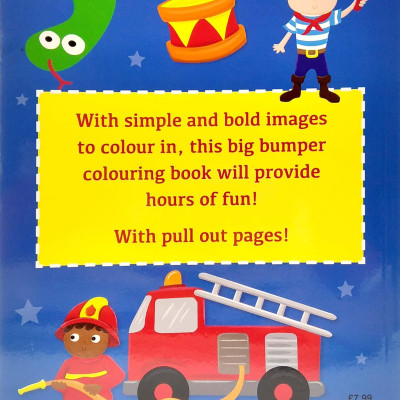 My Big Bumper Colouring (Blue)