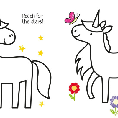 First Colouring Unicorns