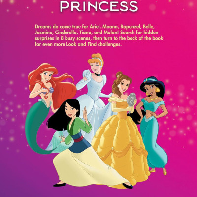 Sách ngoại văn: Look And Find - Midi Disney Princess Dreams Come True