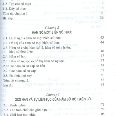 Toán Học Cao Cấp - Tập 2: Phép Tính Giải Tích Một Biến Số (Tái bản lần thứ hai mươi ba) (khổ 14,5x20,5) - Nguyễn Đình Trí (Chủ biên), Tạ Văn Đĩnh, Nguyễn Hồ Quỳnh