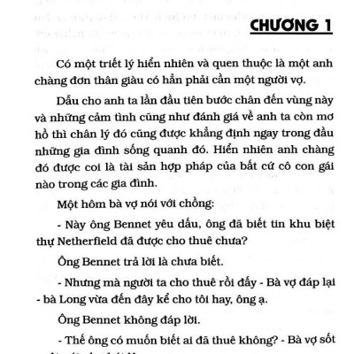 Kiêu Hãnh Và Định Kiến (Tái Bản 2024 )