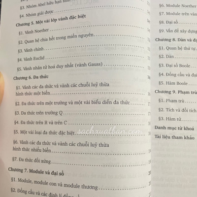 Sách Cơ Sở Đại Số Hiện Đại