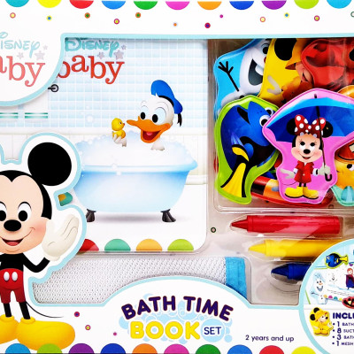 Disney Baby Bath Time Deluxe Book Set