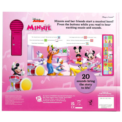 Sách ngoại văn: Disney Junior Minnie Mouse - Best Friend Band (20 Button Sound Book)