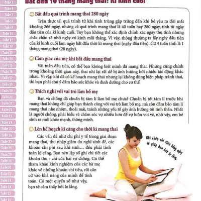 Sách - Mang Thai Thành Công - 280 Ngày, Mỗi Ngày Đọc Một Trang (Minh Long Books)