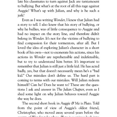 Auggie & Me: Three Wonder Stories