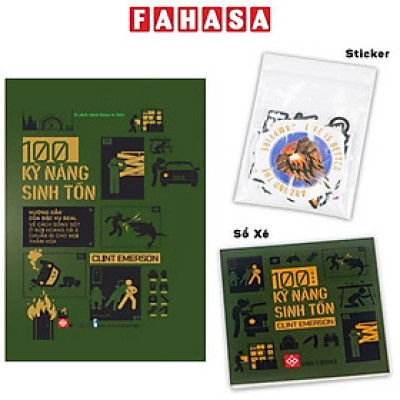 100 Kỹ Năng Sinh Tồn - Bản Đặc Biệt - Bìa Cứng - Tặng Kèm Sticker + Sổ Tay