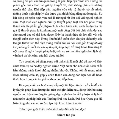 CÁC LÝ THUYẾT PHÁP LUẬT ĐƯƠNG ĐẠI TRÊN THẾ GIỚI (Sách chuyên khảo) - PGS. TS. Nguyễn Minh Tuấn, TS. Nguyễn Văn Quân (Đồng chủ biên) - (bìa mềm)