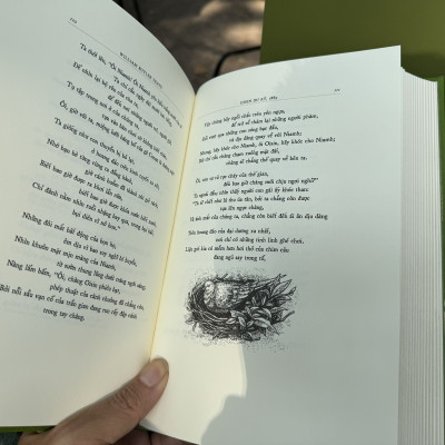 (Trăm năm Nobel) (Limited Edition 1200 bản đánh số) (bìa cứng Heritage Library Buckram, mạ cạnh nhũ vàng, giấy 100 gsm) TUYỂN TẬP THƠ WILLIAM BUTLER YEATS - Đông A