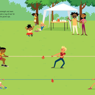 First Sticker Book Sports Day