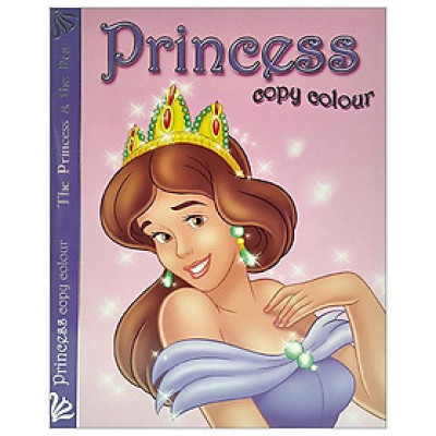 Princess Copy Colour: Princess And The Pea